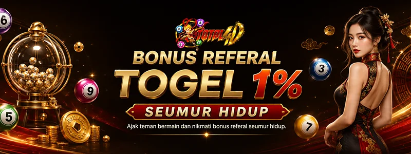 BONUS REFERRAL 1% KHUSUS TOGEL Special Promo Terbaru dari INDO2PLAY